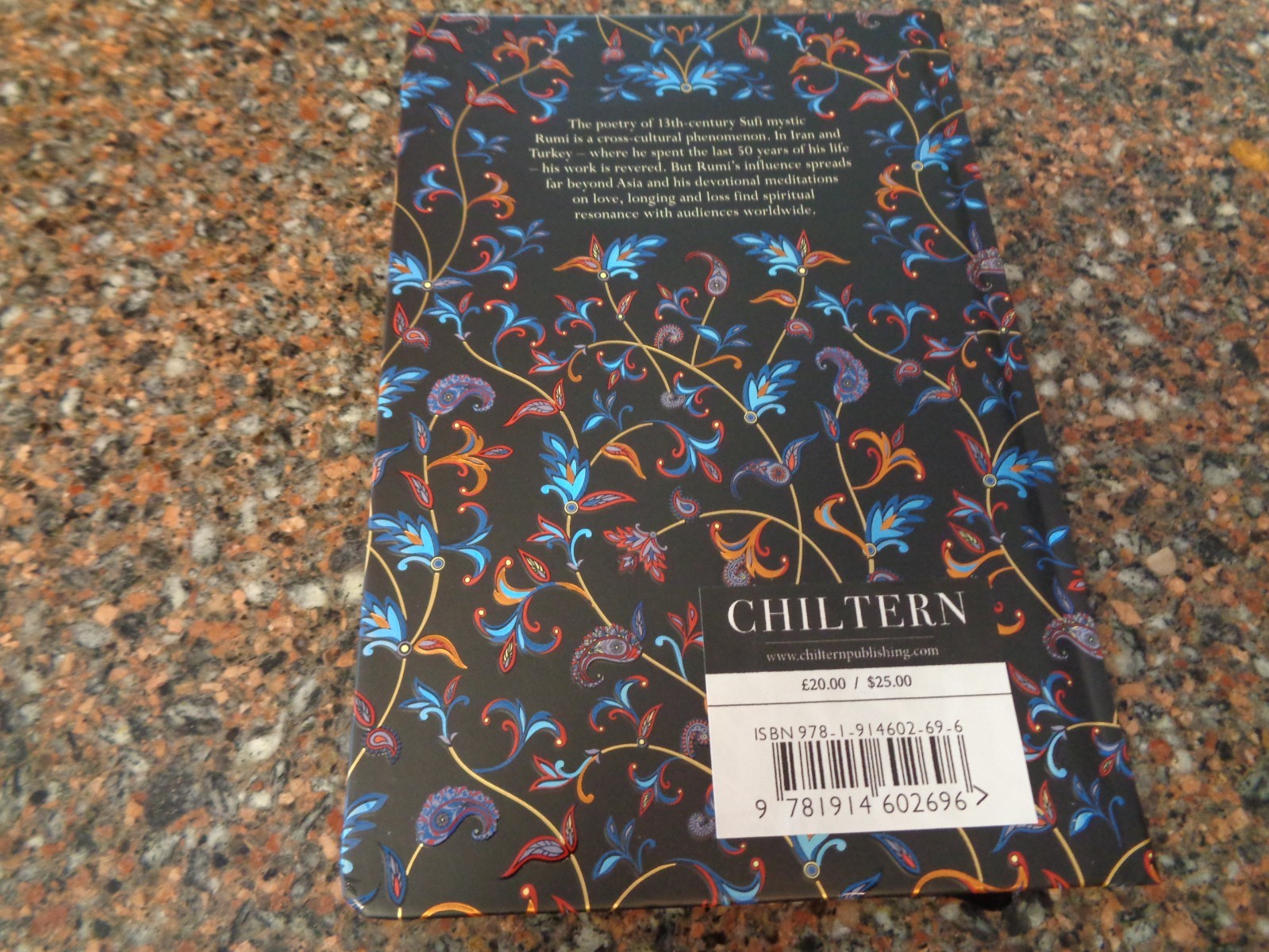 Rumi by Jalal Al-Din Rumi Selected Poems (Hardcover, Brand New) Chiltern Classic