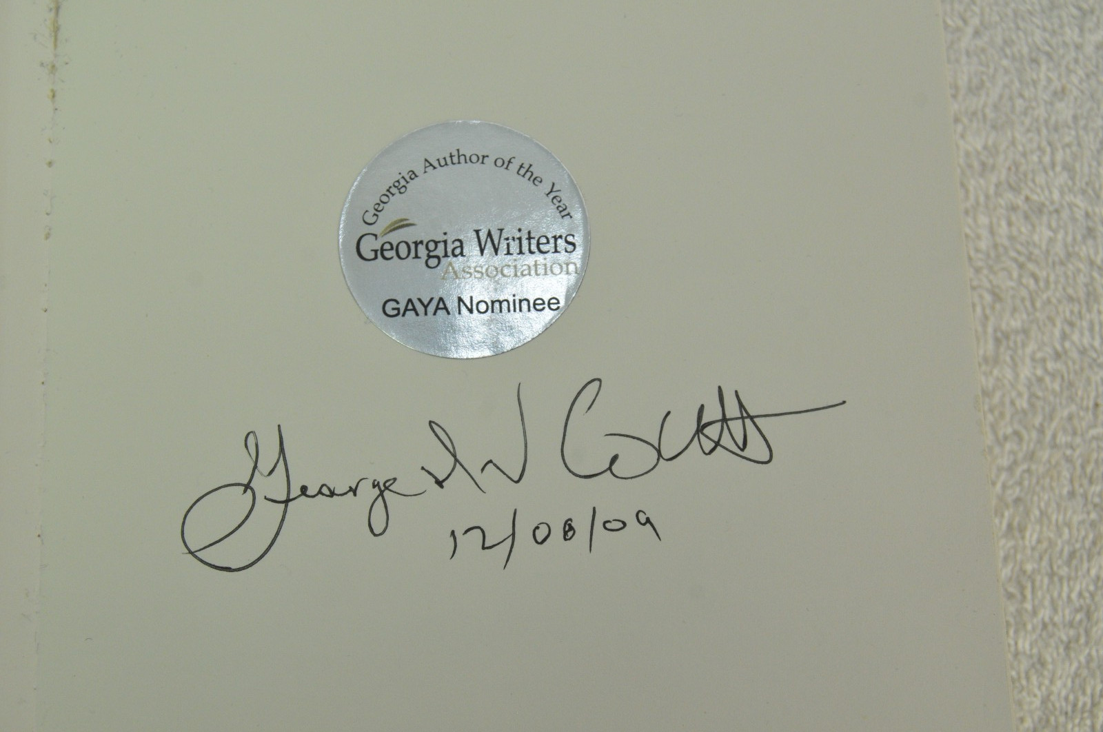 George D N Coletti / Stone Mountain The Granite Sentinel Signed 2009 Civil War