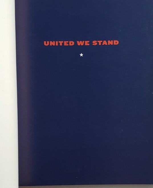United We Stand Flying the American Flag Book