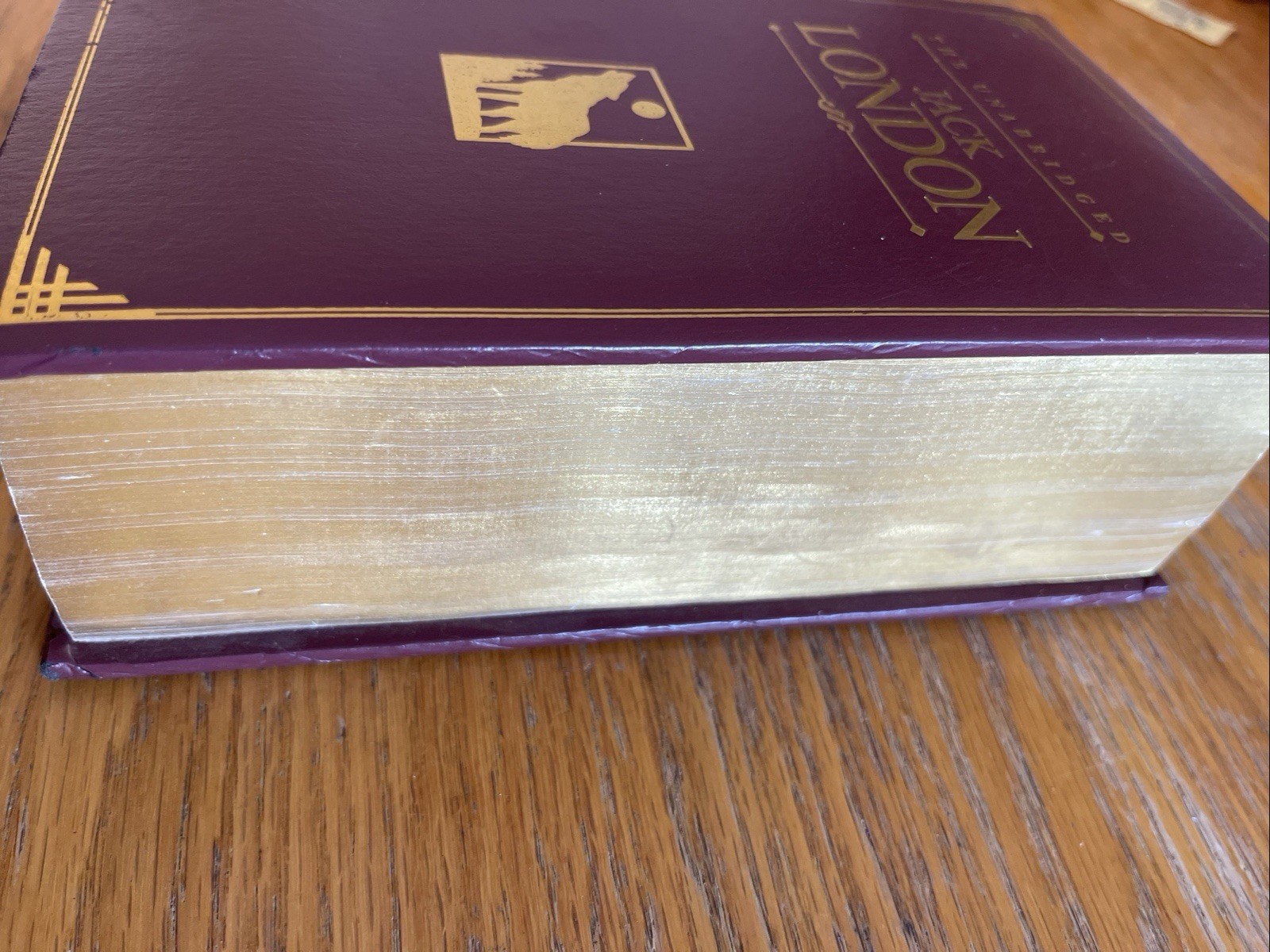 The Unabridged Jack London Book Hardcover Leather Bound Luxury Edition 1997