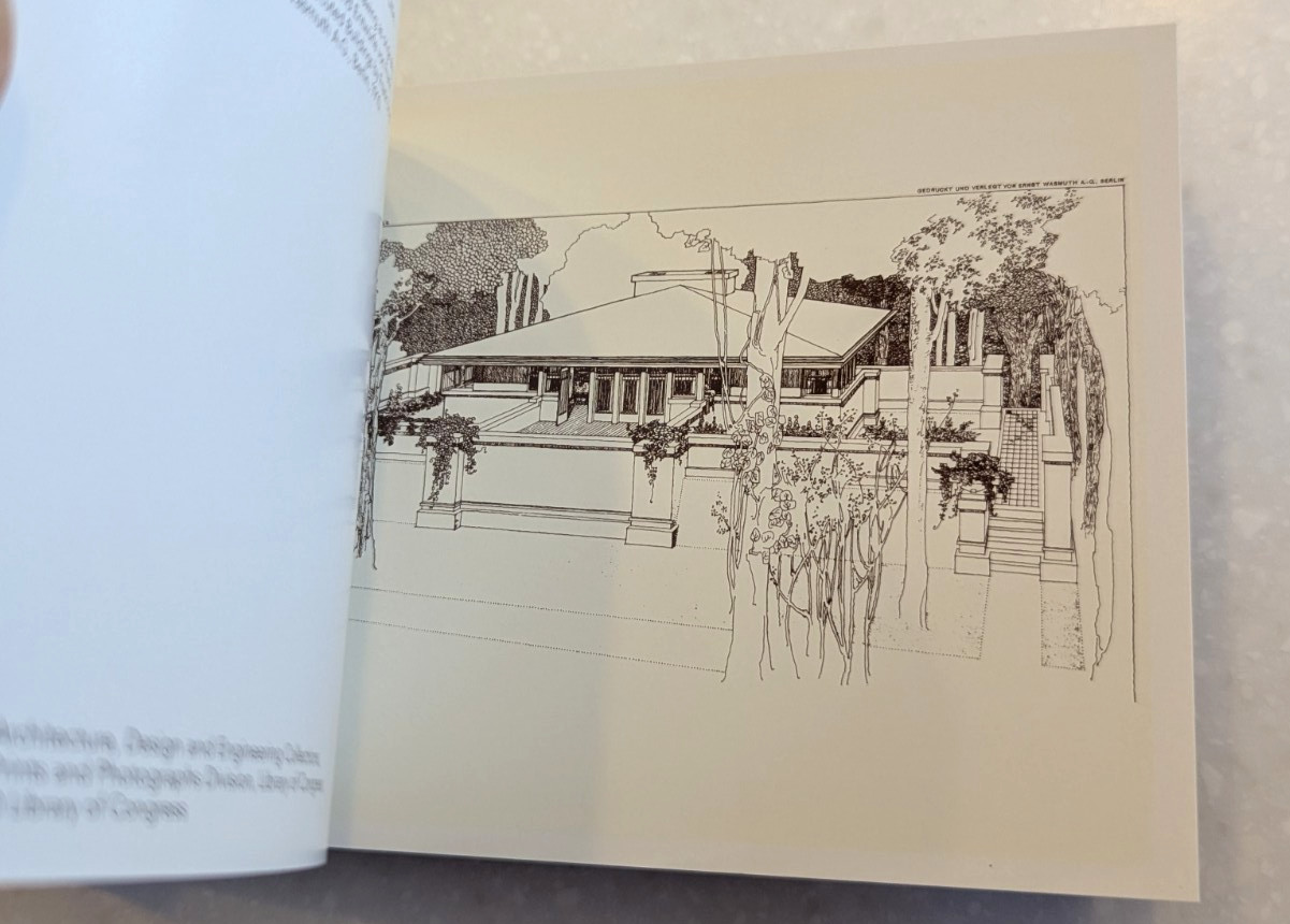 Frank Lloyd Wright: Residences for America Wasmuth Book of 30 Postcards 2006 NOS