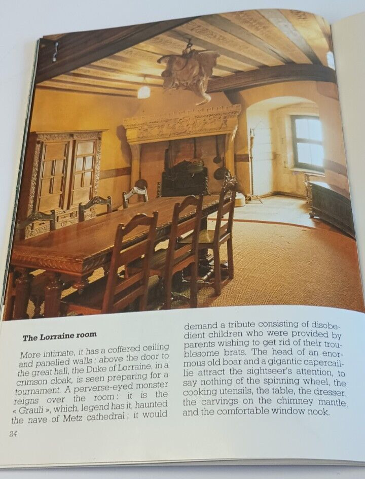 Alsace Castle Visitor Guidebook 1985 Haut-Koenigsbourg 40 Pages 6 x9 inches