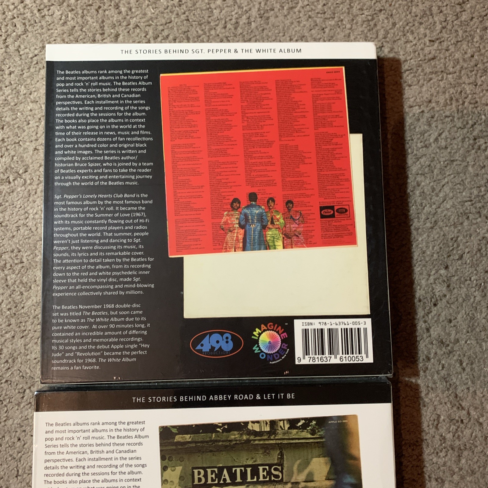 Beatles Album Series Bruce Spizer Sgt Pepper & White Album Abbey Rd & Let It Be