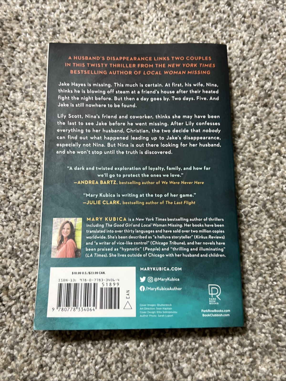 Just the Nicest Couple : A Novel by Mary Kubica (2024, Trade Paperback)
