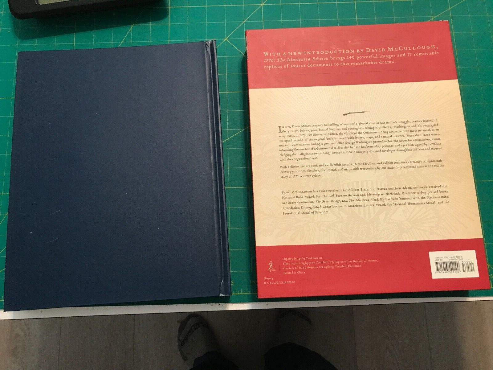 1776 SIGNED by David McCullough – Thank You Note Loosely Laid In