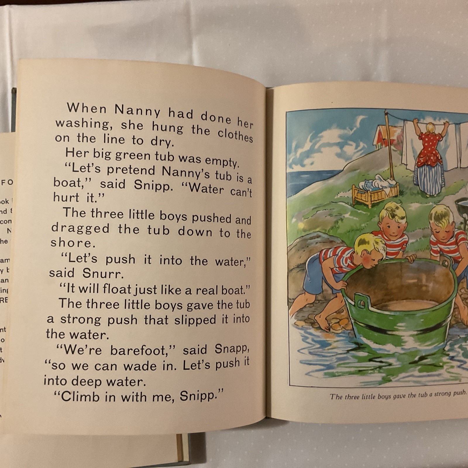 Snipp Snapp Snurr Learn to Swim Buttered Bread by Maj Lindman (Hardcover) Used