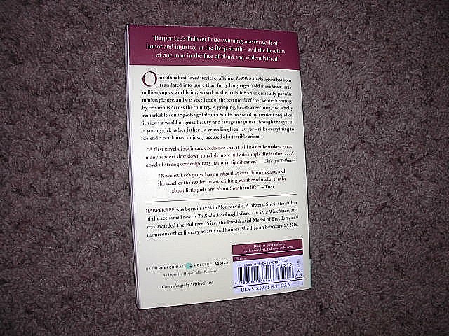 To Kill a Mockingbird Harper Lee Paperback Book 1st Classic PB edition 2002 NEW