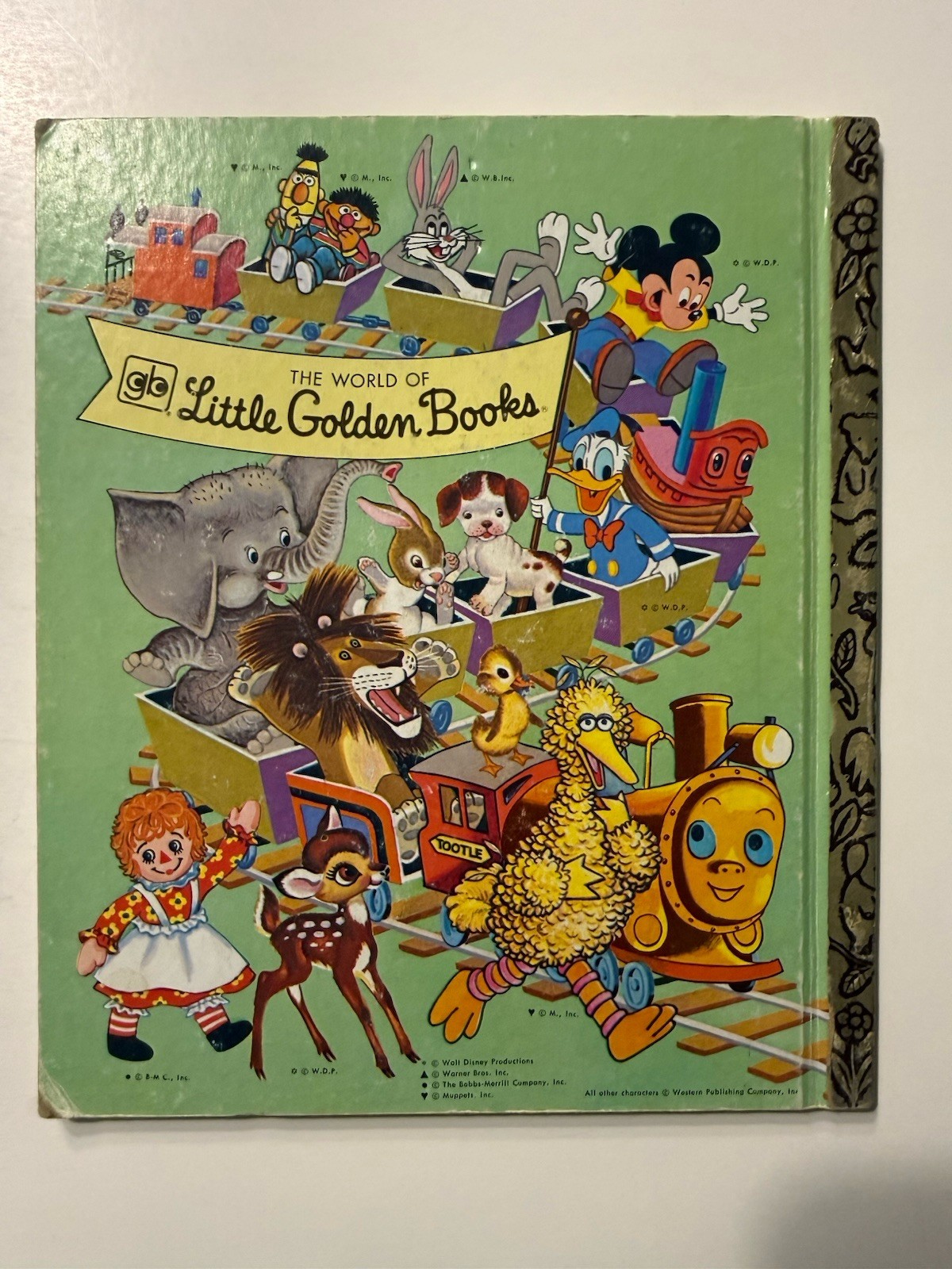Walt Disney’s Mickey Mouse The Kitten-Sitters Little Golden Book VTG 1980