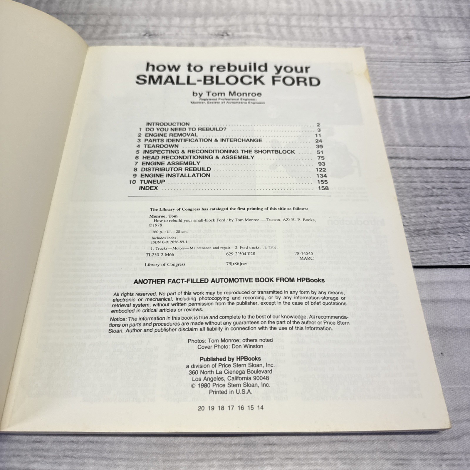 How To Rebuild Your Small-Block Ford By Tom Monroe of HPBooks 221CC to 351W