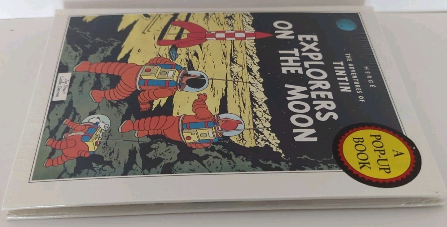 EXPLORERS ON THE MOON/POP UP BOOK (THE ADVENTURES OF By Herge – Hardcover Sealed