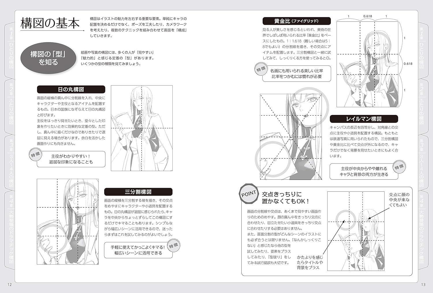 Character Composition Illustration Pose Collection Japanese Art Book CD-ROM