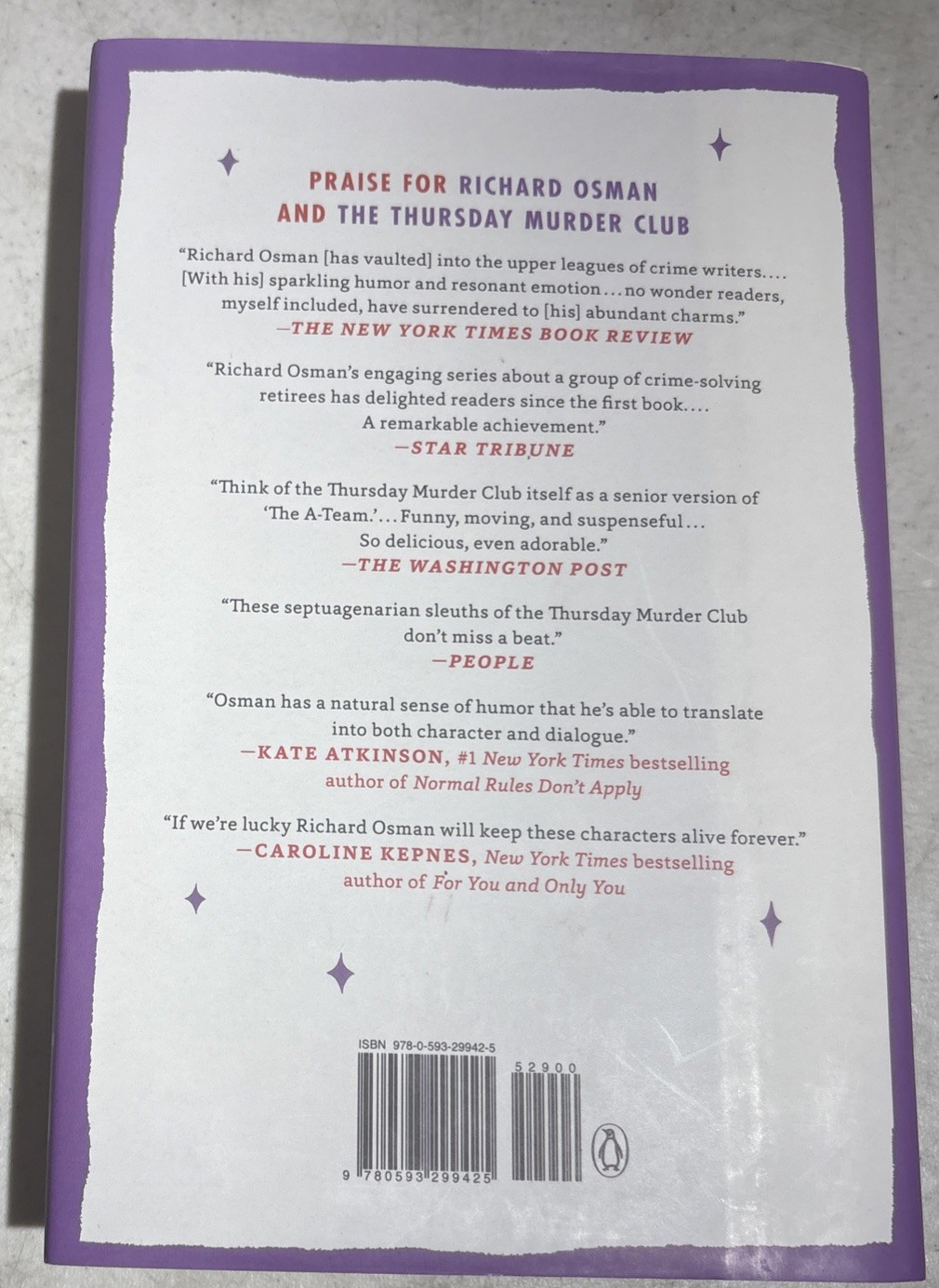 The Last Devil to Die by Richard Osman, signed FIRST EDITION, first printing