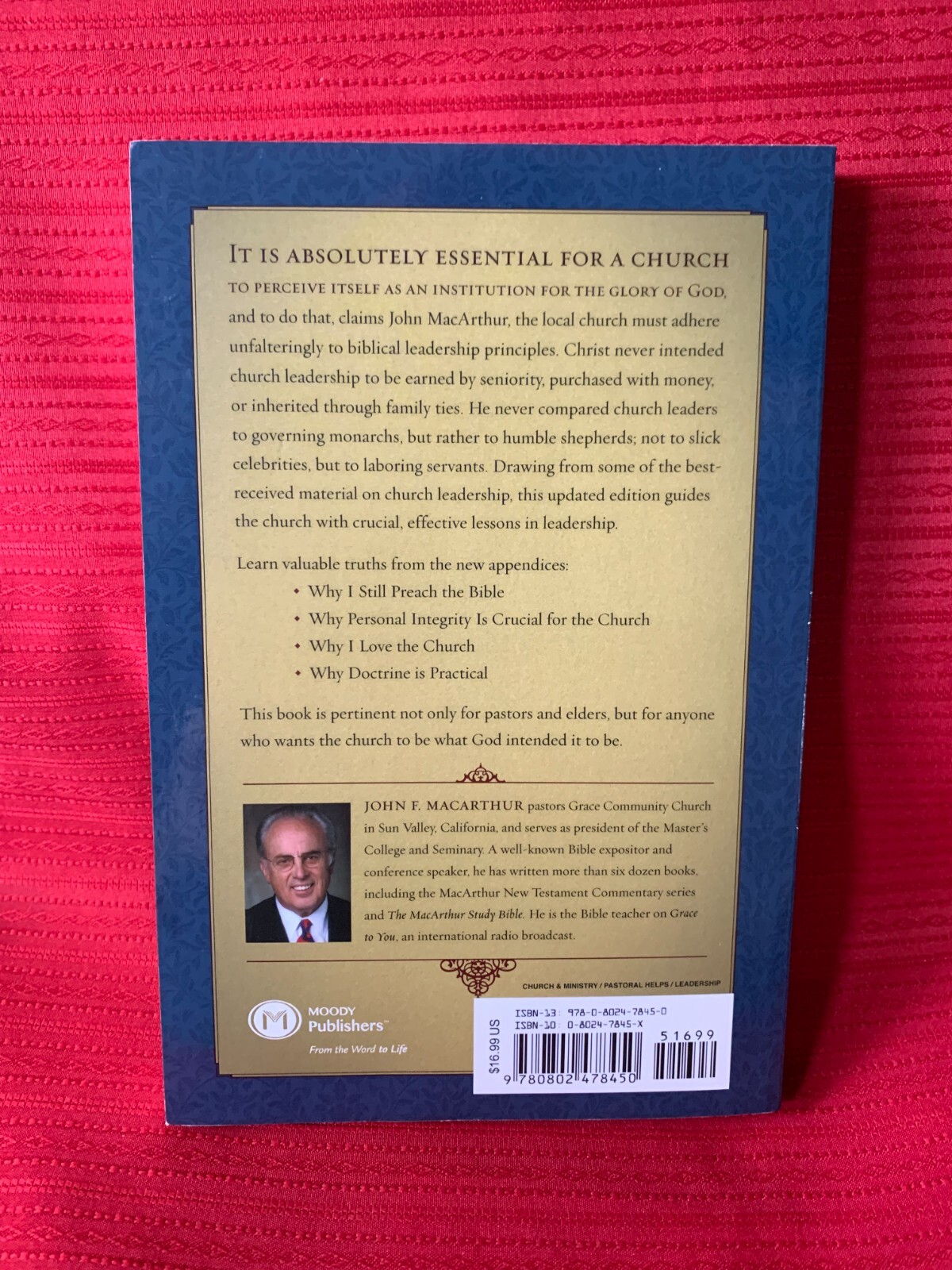 THE MASTER’S PLAN FOR THE CHURCH * JOHN MACARTHUR * SOFTBOUND * NEW