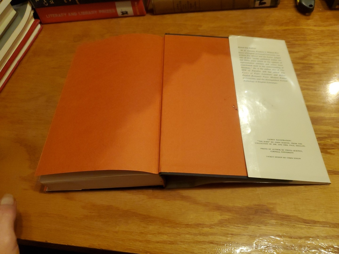 Natural Supernaturalism: Tradition and Revolution in… by M.H. Abrams 1971 HCDJ