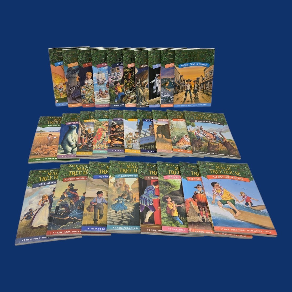 Set 6A: Magic Tree House A Library of Books 1-28 – Mary Pope Osborne Collection