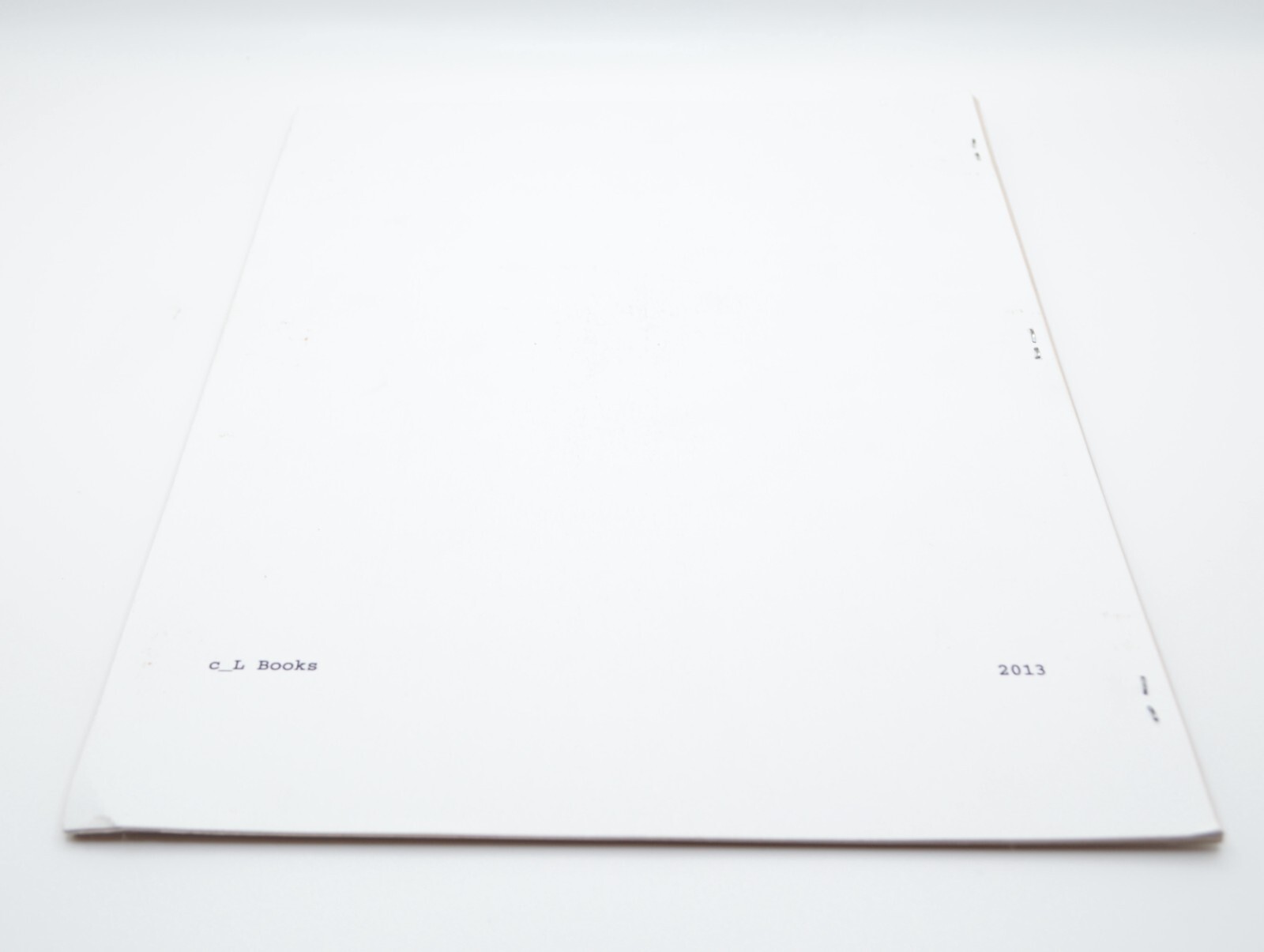 Who is in Charge, Morgan Ritter, 2013, c_L Books, LE, Concrete Poetry, Artist