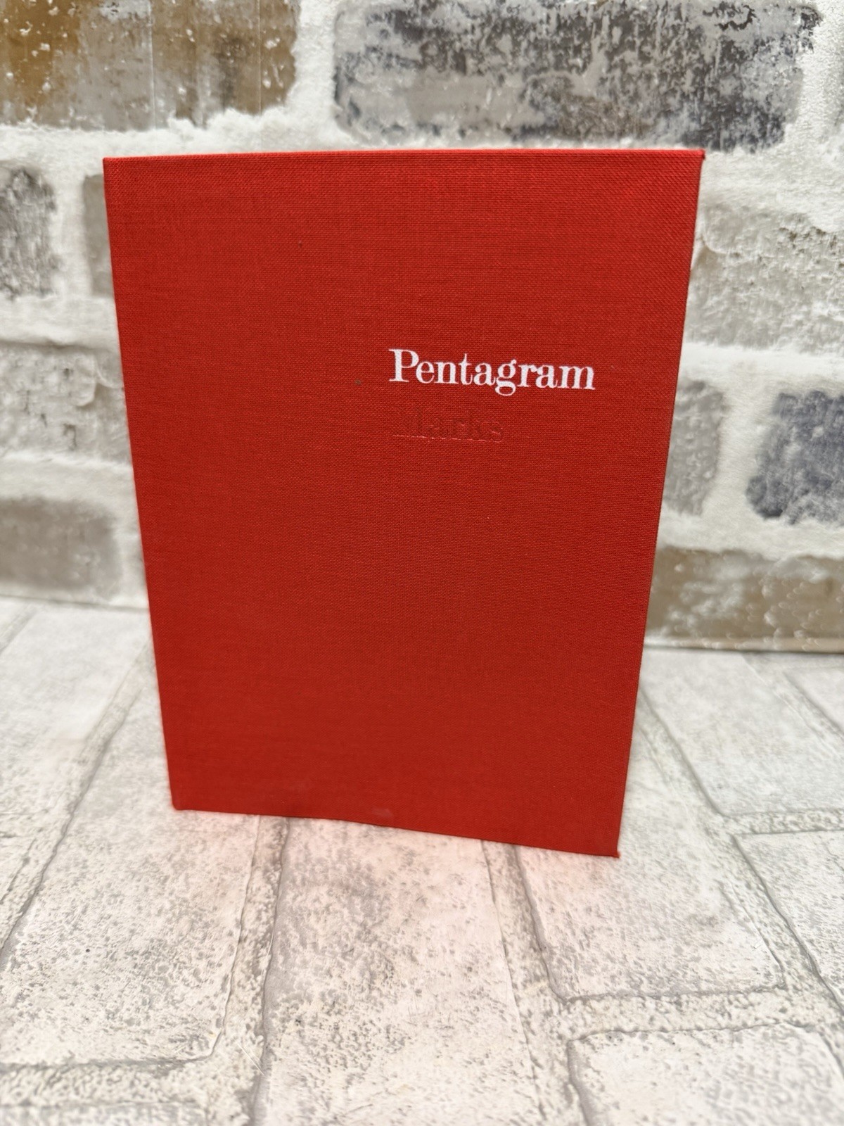 Pentagram: Marks – 500 Symbols and Logotypes (Red Softbound Cover, 2011)