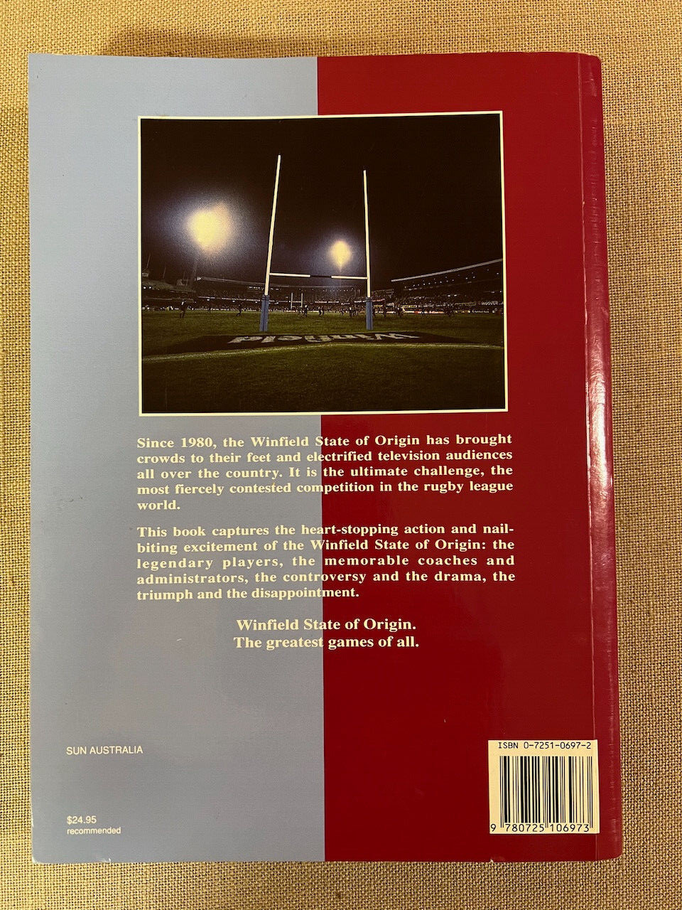 Rugby League – Winfield State Of Origin 1980-1991 – Brett Harris