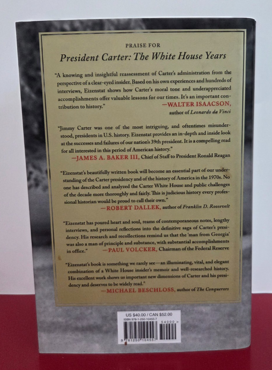 President Carter — Stuart E. Eizenstat | SIGNED by Jimmy Carter | 1st printing