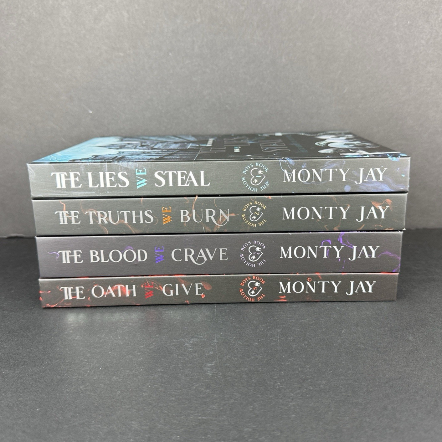 Twisted Fiction Monty Jay Hollow Boys Special Edition 4 Hardcover Book Set New