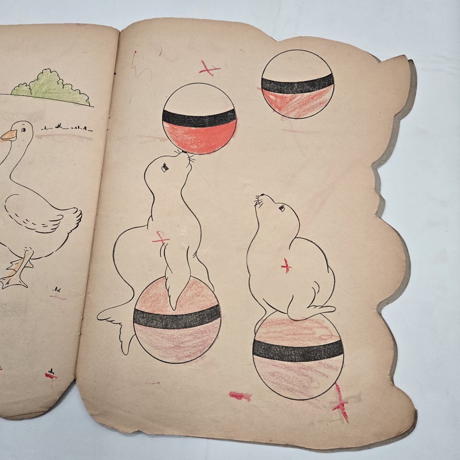 Tom Kitten’s Coloring Book Vintage 1940’s Kids Used See Description