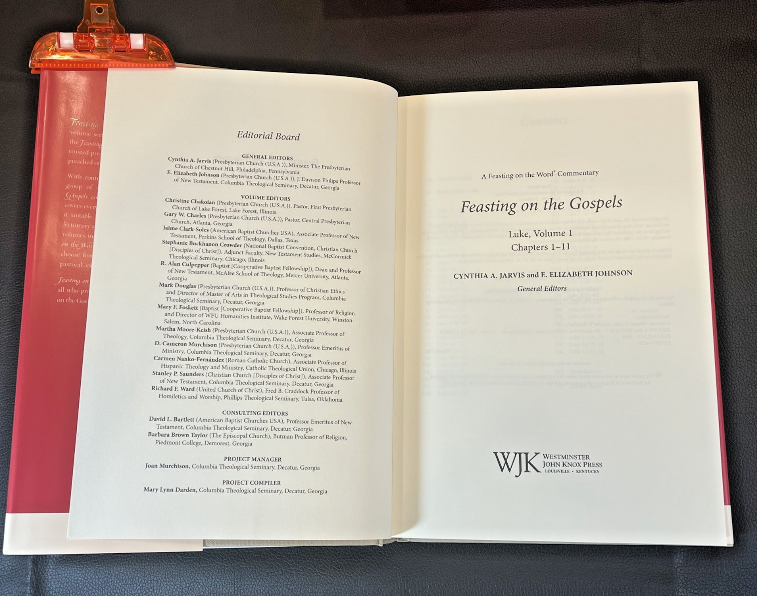 FEASTING ON THE GOSPELS Hardback Books WLK Set of 5
