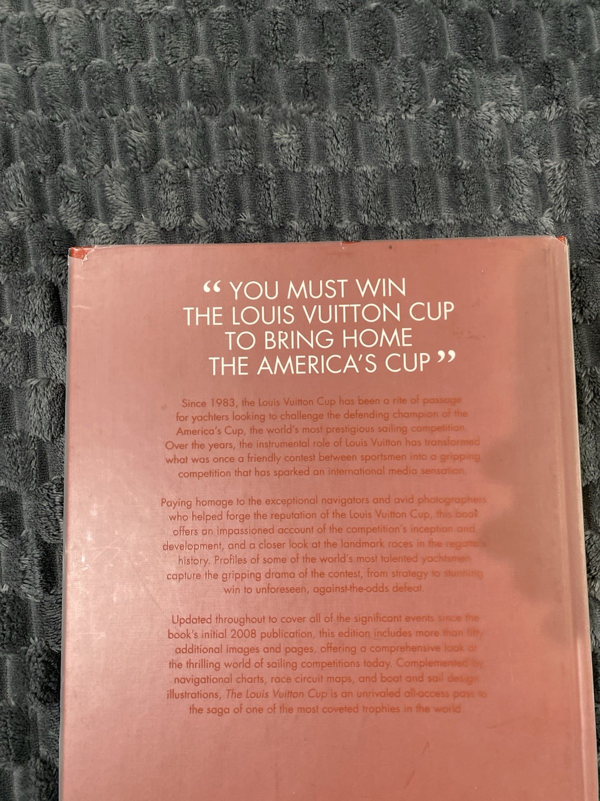 The Louis Vuitton Cup by Bruno Trouble and Francois Chevalier Hard Cover Book