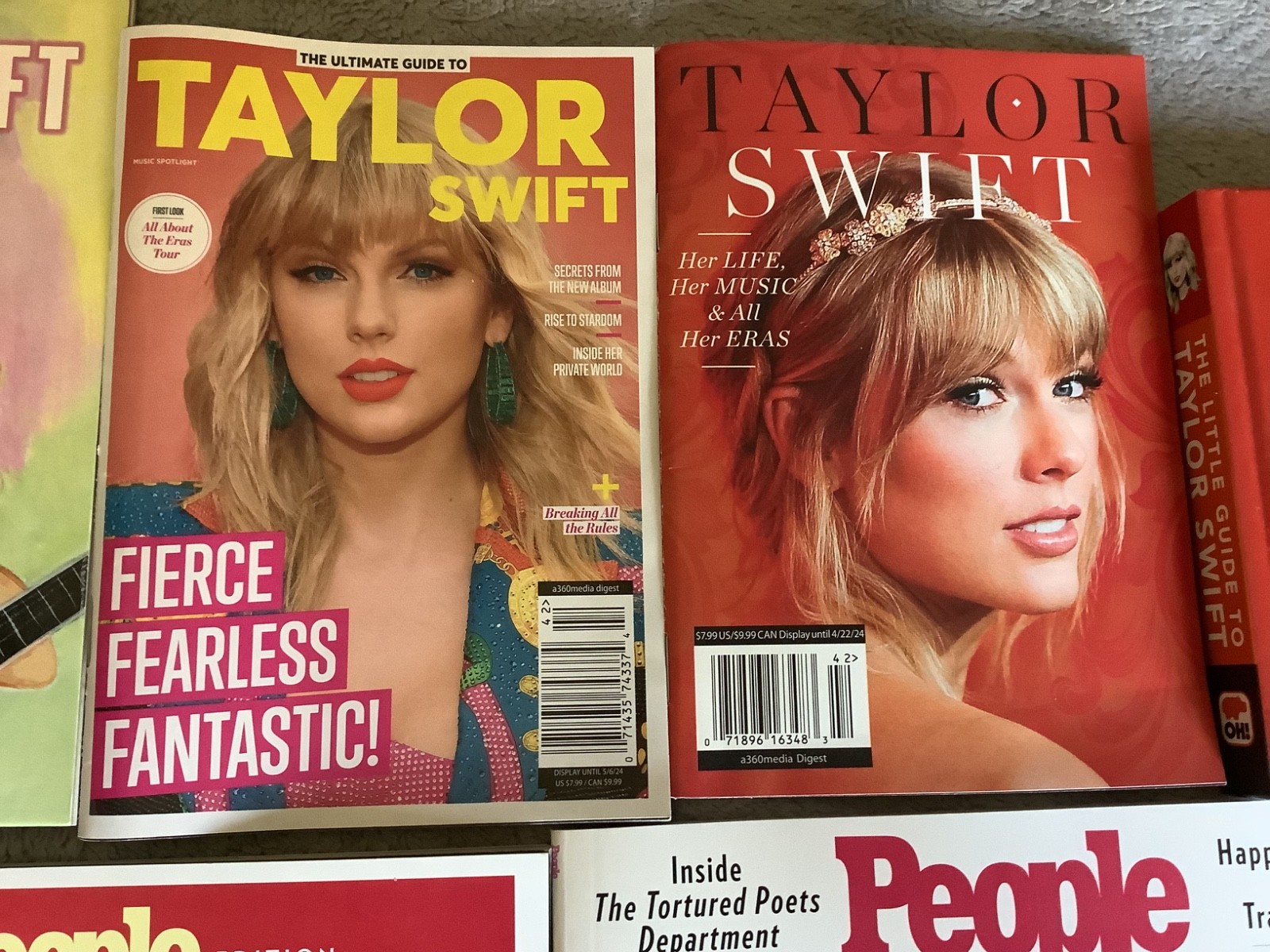 Lot of 12 Taylor Swift Magazines & Books – People, Media Digest, Taylor Verse