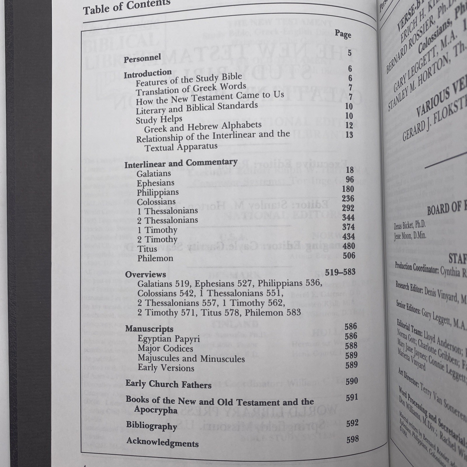 Complete Biblical Library New Testament Study Bible Volume 8 Galatians-Philemon