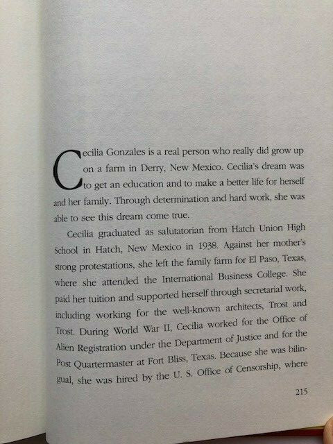 Surprising Cecilia by Denise Gonzales Abraham – Hardcover, all 221 pages clean