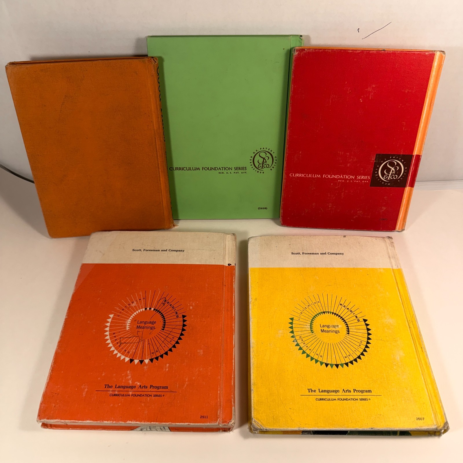 Vintage Elementary Readers Various Years and Publishers, Acceptable Condition