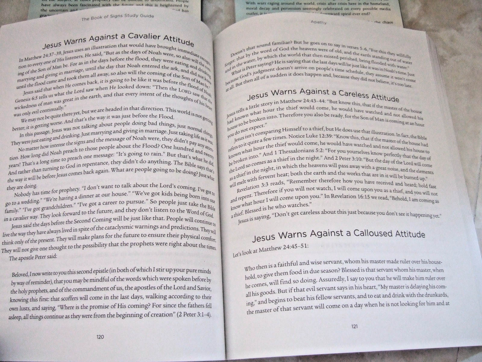 DR. DAVID JEREMIAH HC BOOK, STUDY GUIDES 1&3 + 31 LESSONS THE BOOK OF SIGNS