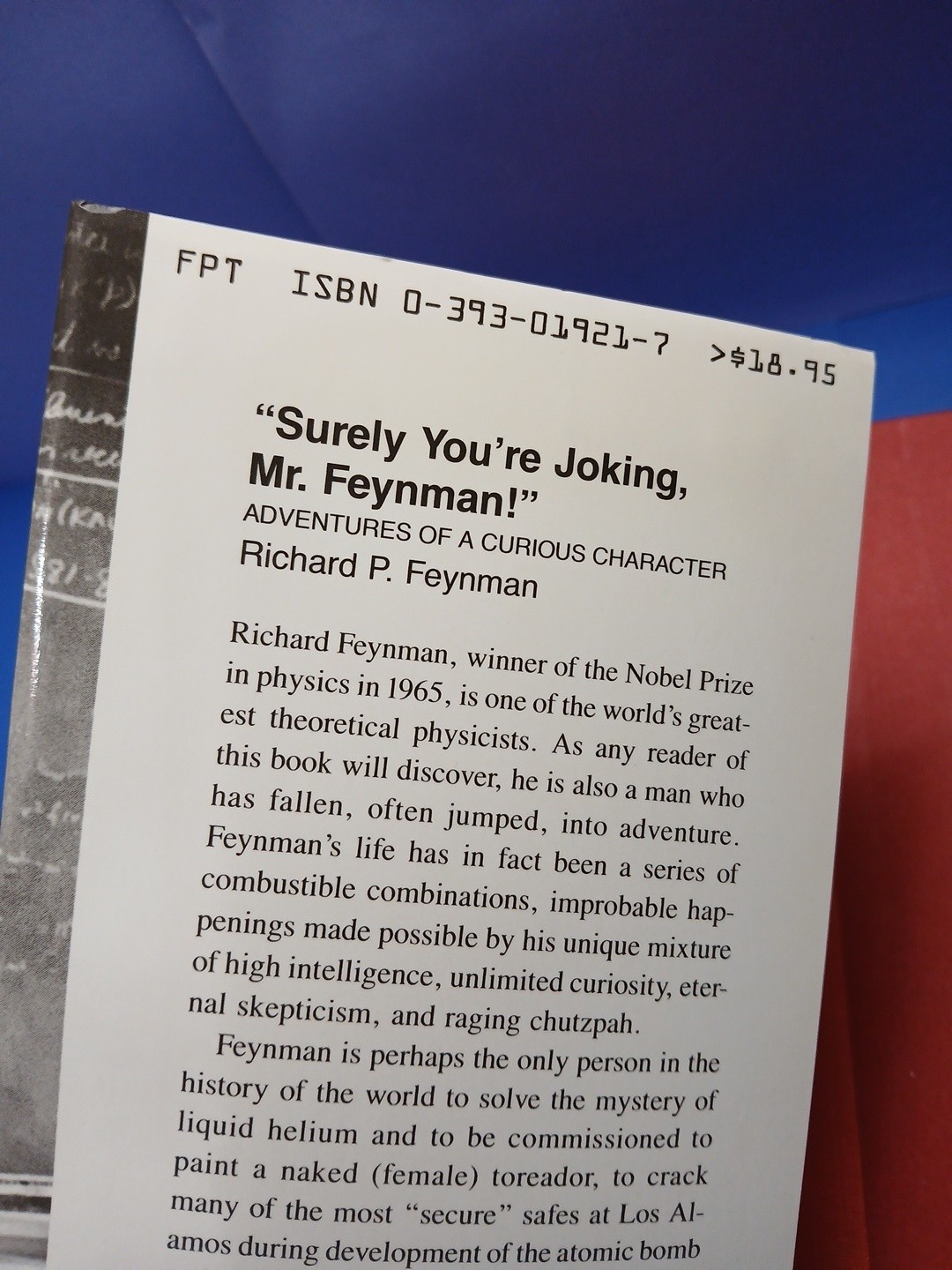 Surely You’re Joking, Mr. Feynman: Richard P Feynman (Review Copy?)