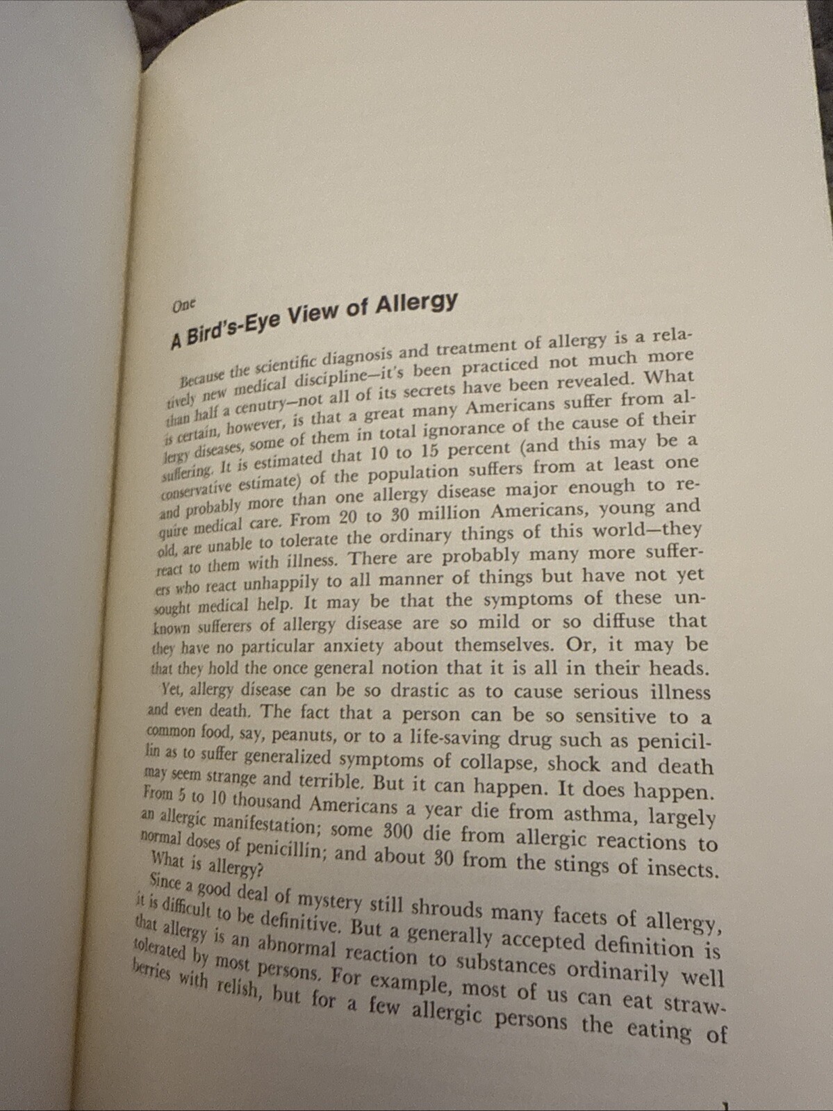 COPING WITH FOOD ALLERGY By Claude Albee Frazier MD – HBDJ Ex-lib 1975