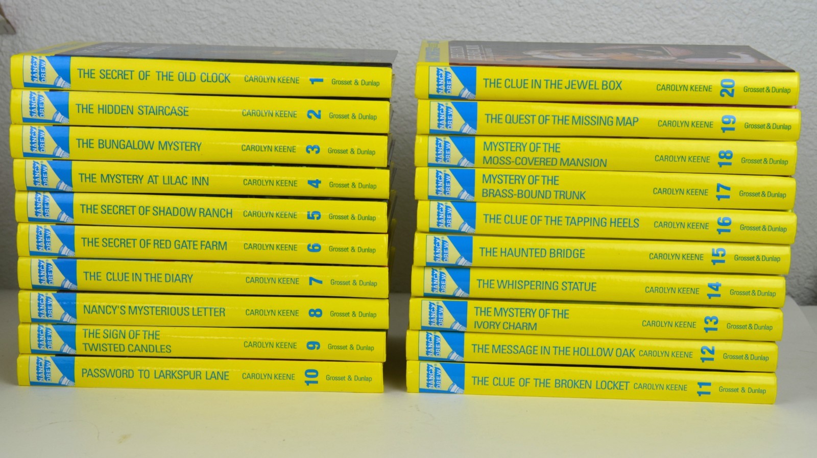 Nancy Drew Set Flashlight Edition Set Of 20 Books: Carolyn Keene Hardcover