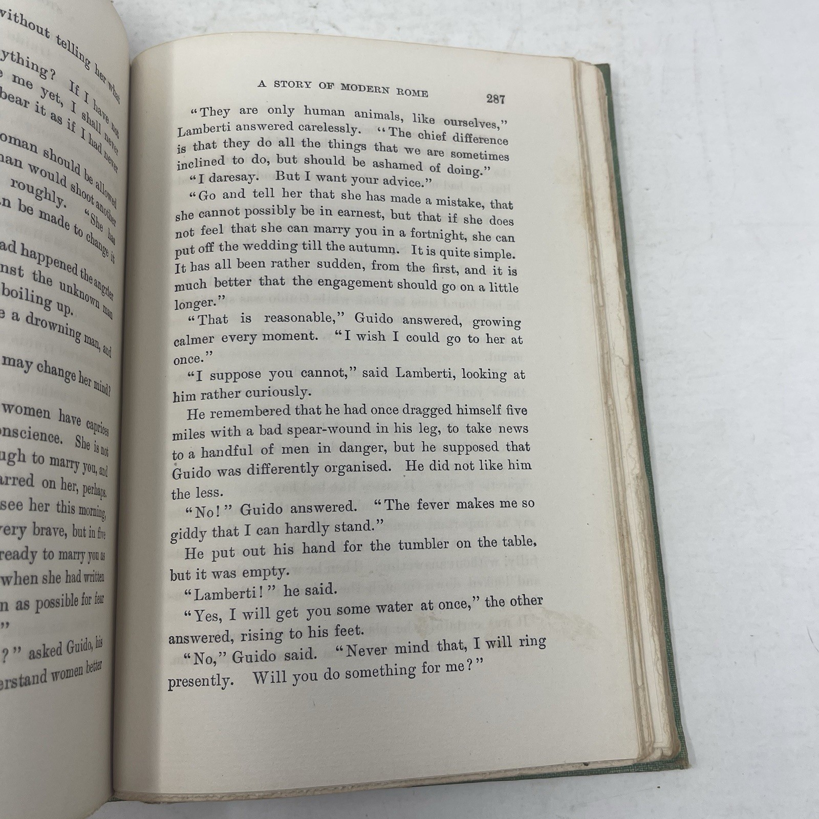 Cecilia Story of Modern Rome F Marion Crawford 1902 HC Macmillan Company