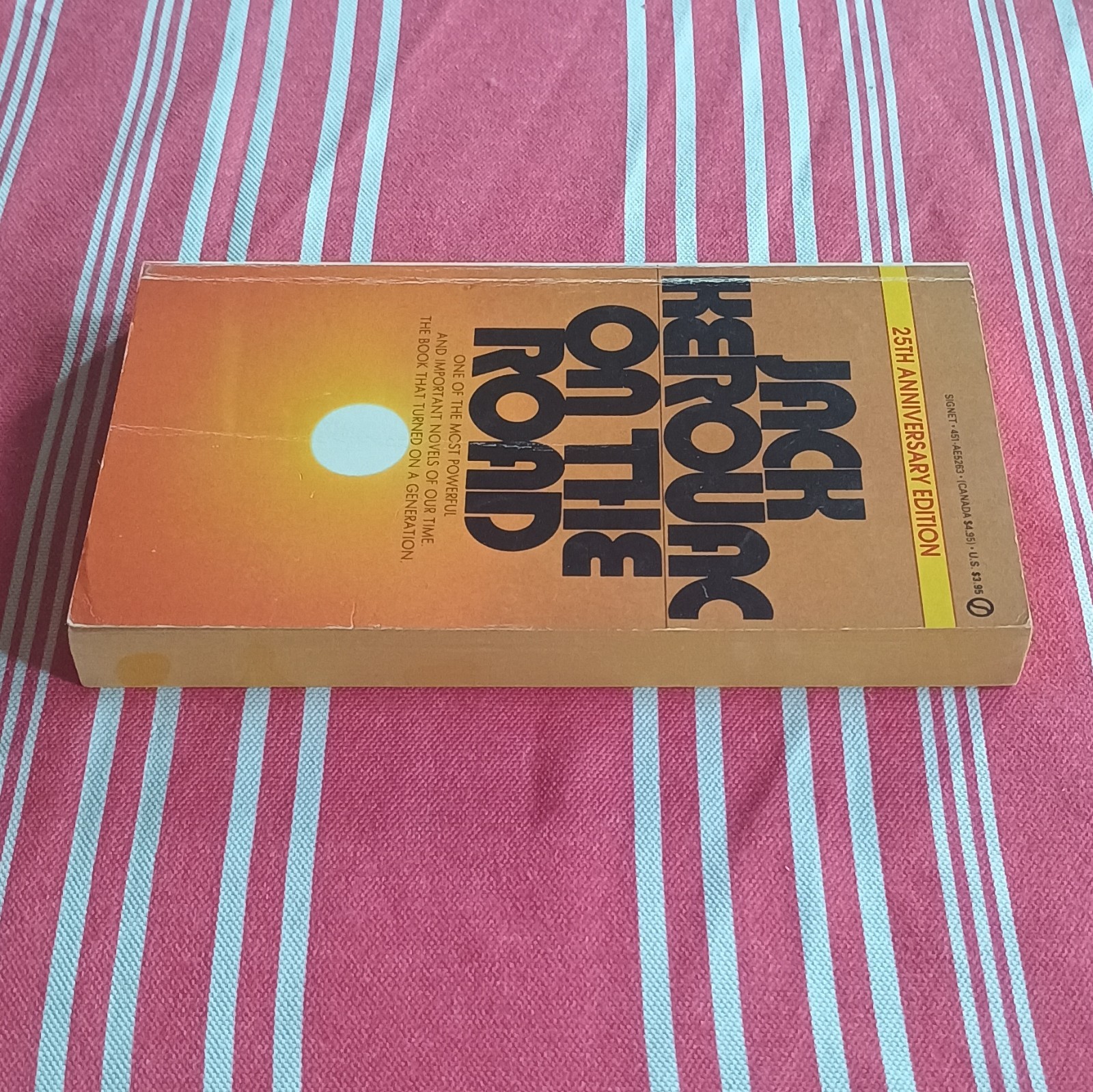 Jack Kerouac On the Road 25th Anniversary Edition Paperback NAL Penguin 1955