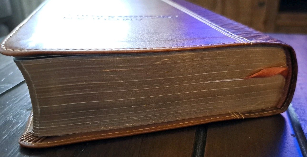 NKJV, American Woman’s Bible, Leathersoft, Brown, 2016 – LIKE NEW