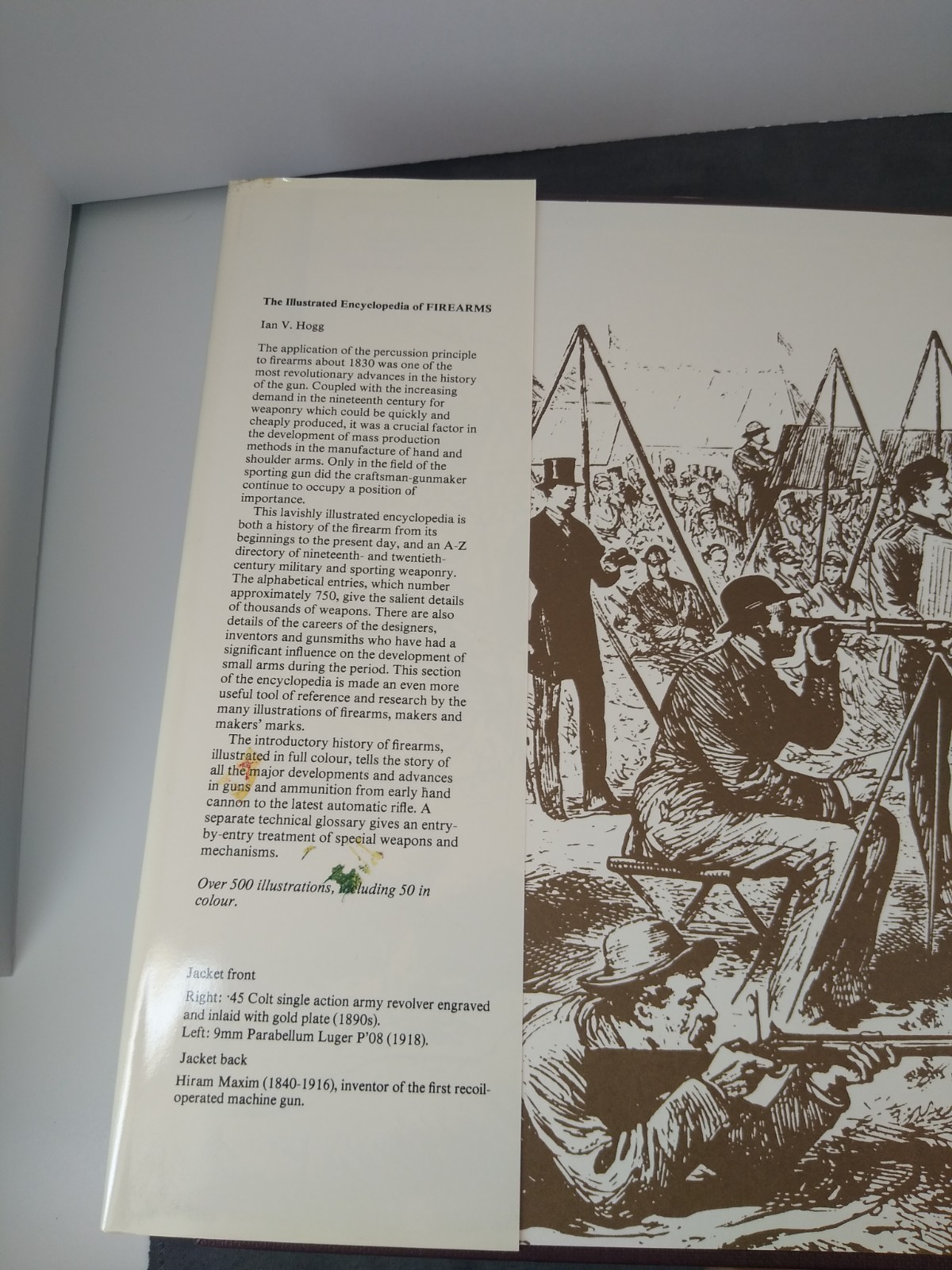 Signed Copy of The Illustrated Encyclopedia of FIREARMS by Ian V. Hogg 1984 RP