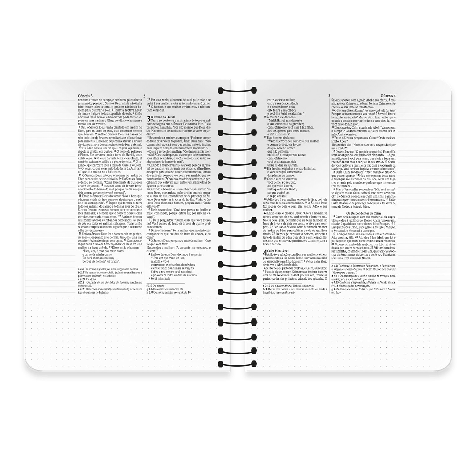 Biblia Sagrada: Anote – NVI – Capa: Espiral Capa Dura (Em Portugues do Brasil)