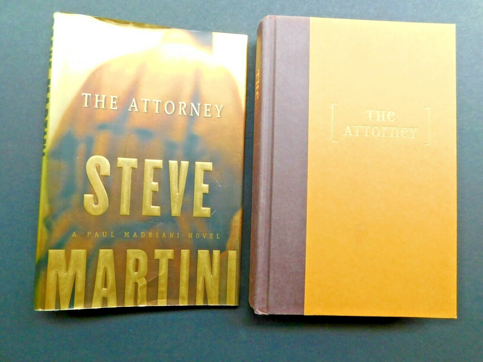 STEVE MARTINI true 1st ed FLAT SIGNED 390 pages ATTORNEY hardcover jacket 2000