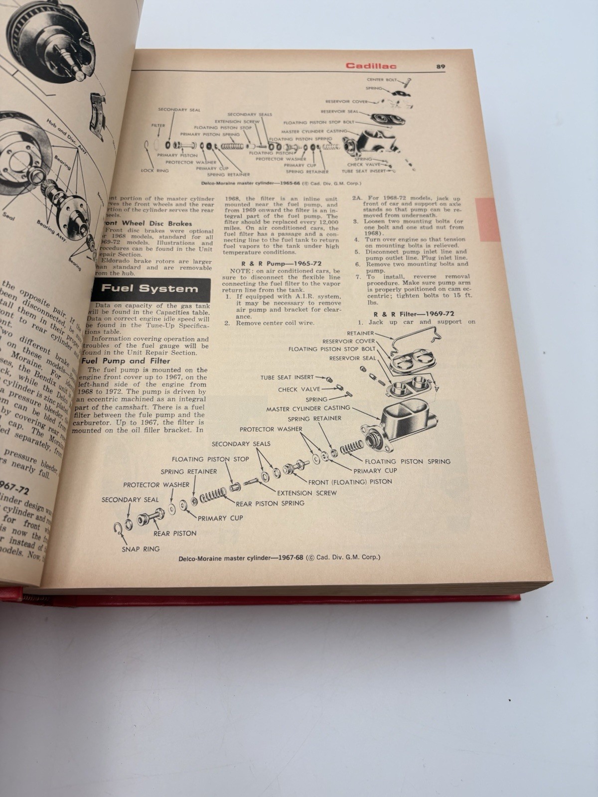 Chilton’s Auto Repair Manual 1972 American Cars 1965-72 Illustrated