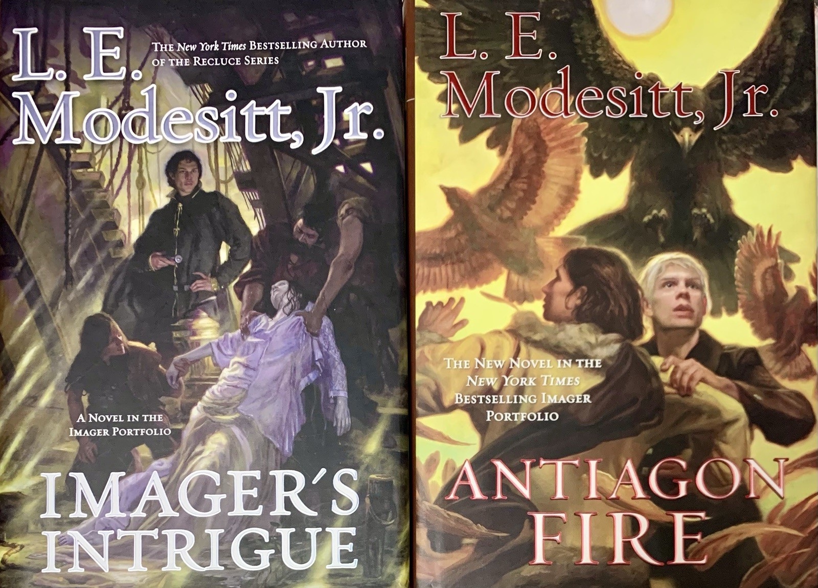 (7 bks-3 pb/4 hc/dj) IMAGER PORTFOLIO series L.E.Modesitt Jr. Vol 2-7, 9