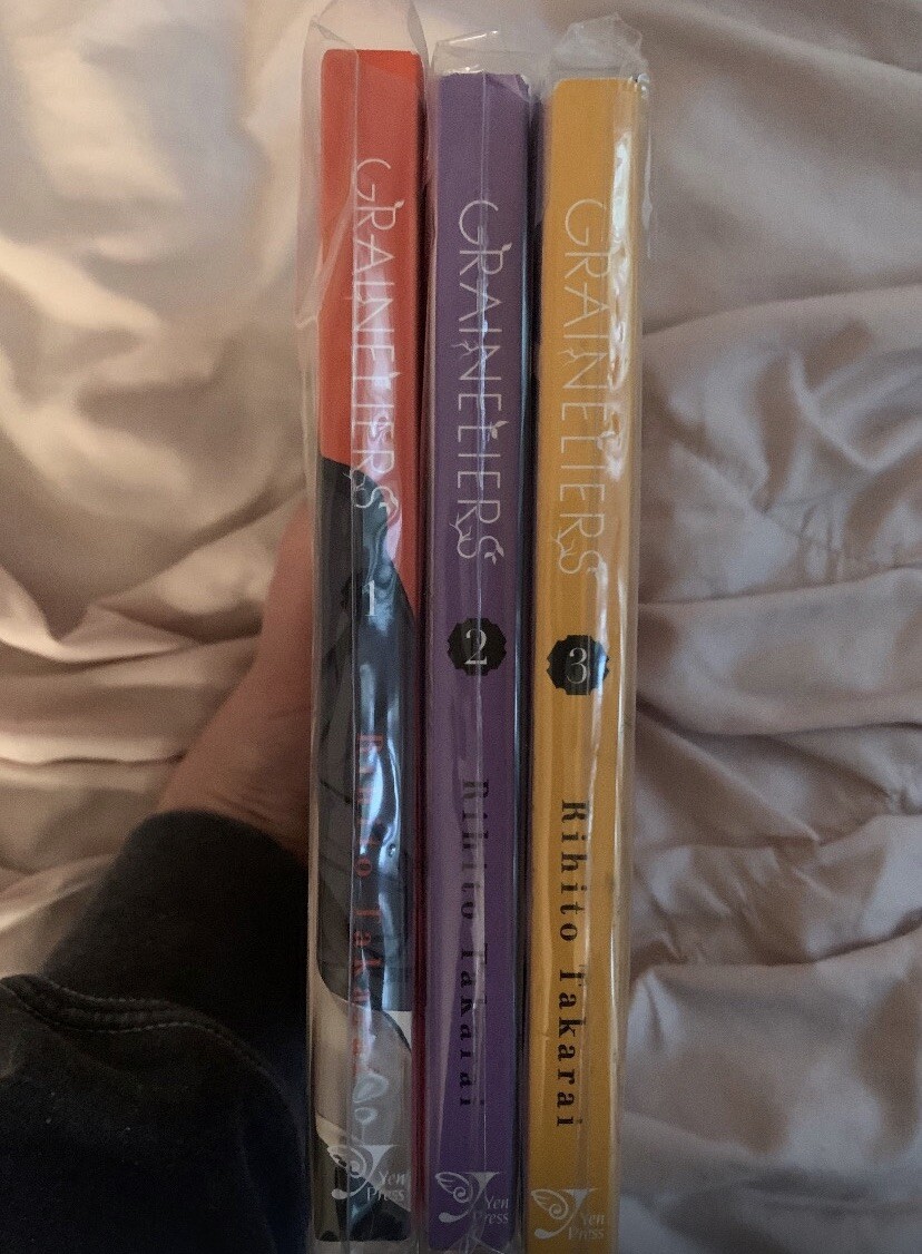 Yen Press Rihito Takarai Graineliers #1-3 English Manga Book Set Ten Count