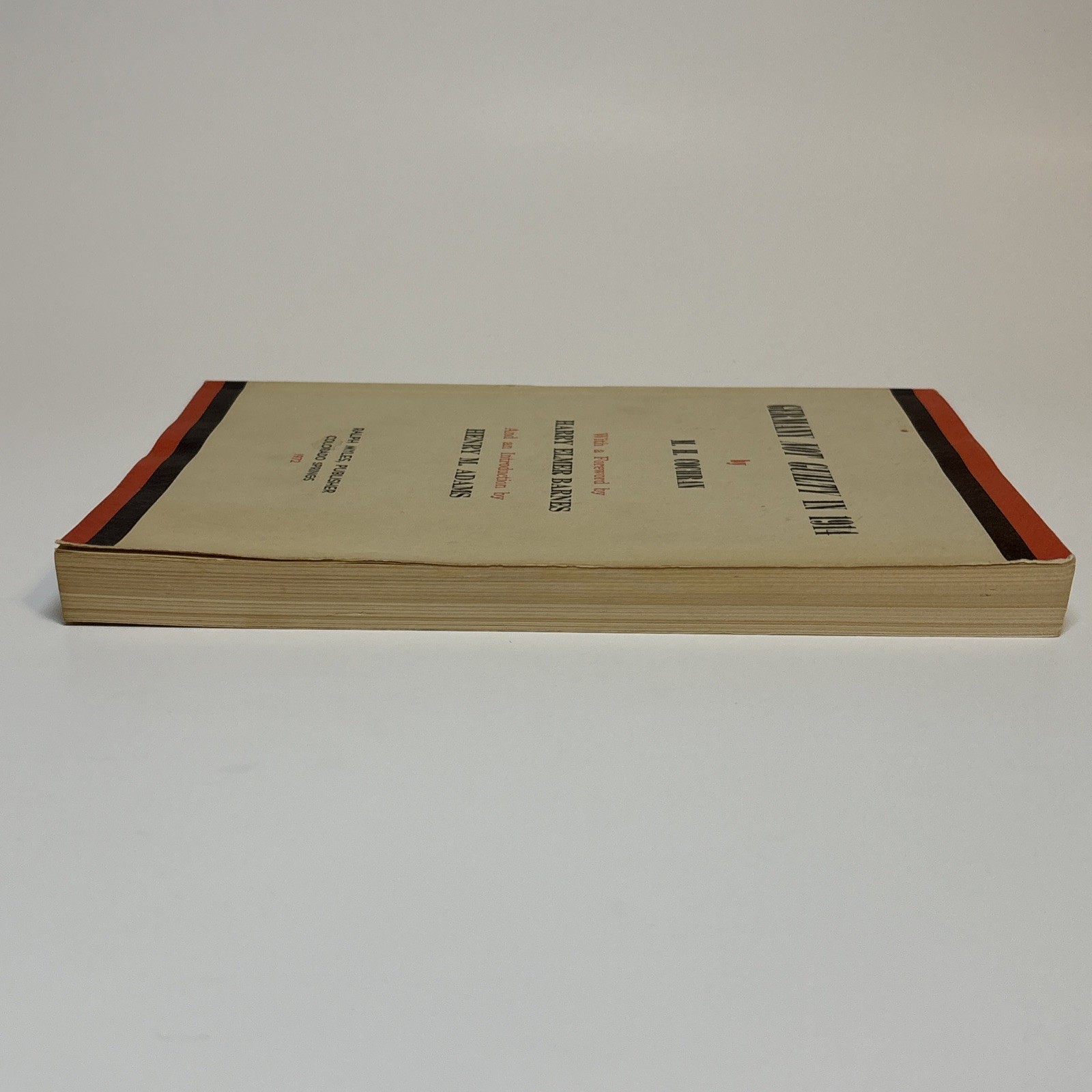 Germany Not Guilty in 1914 by M. H. Cochran (Paperback, 1972) World War I WWI