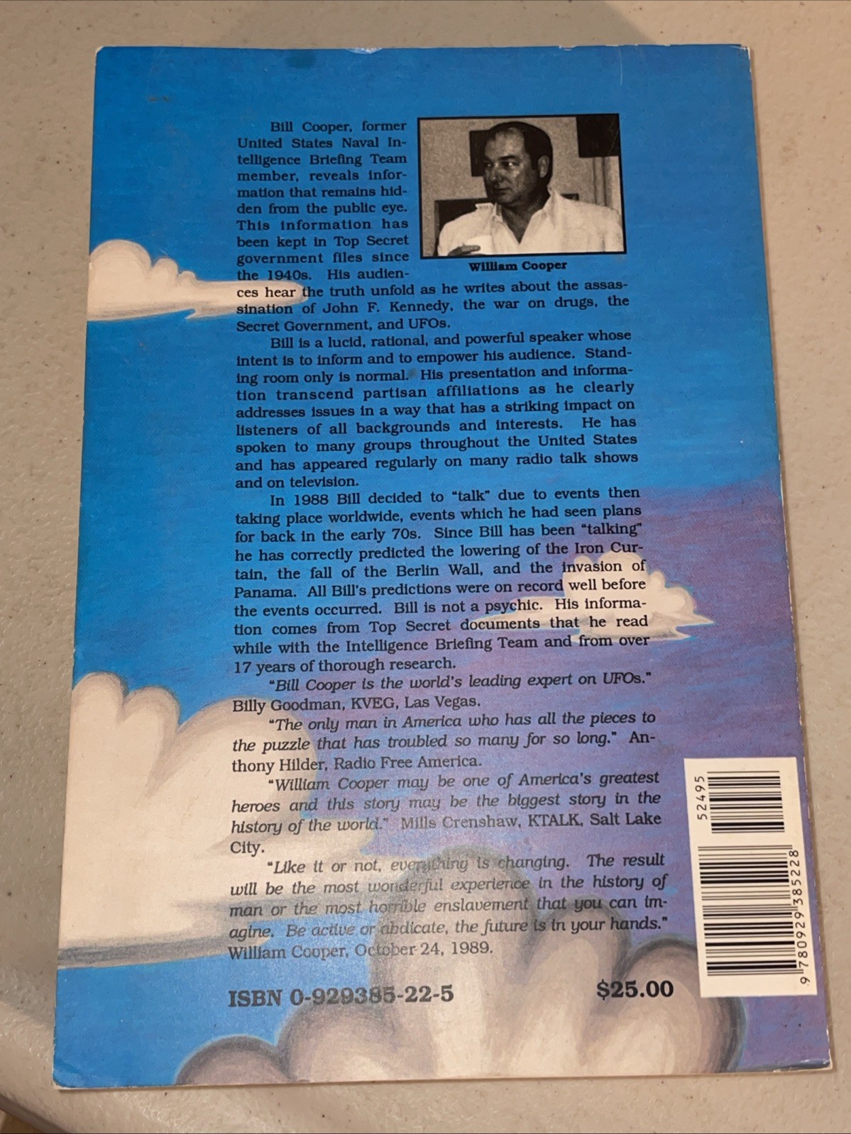 Behold a Pale Horse William Cooper 1991 UNREVISED 500p Protocols of Zion CFR NWO