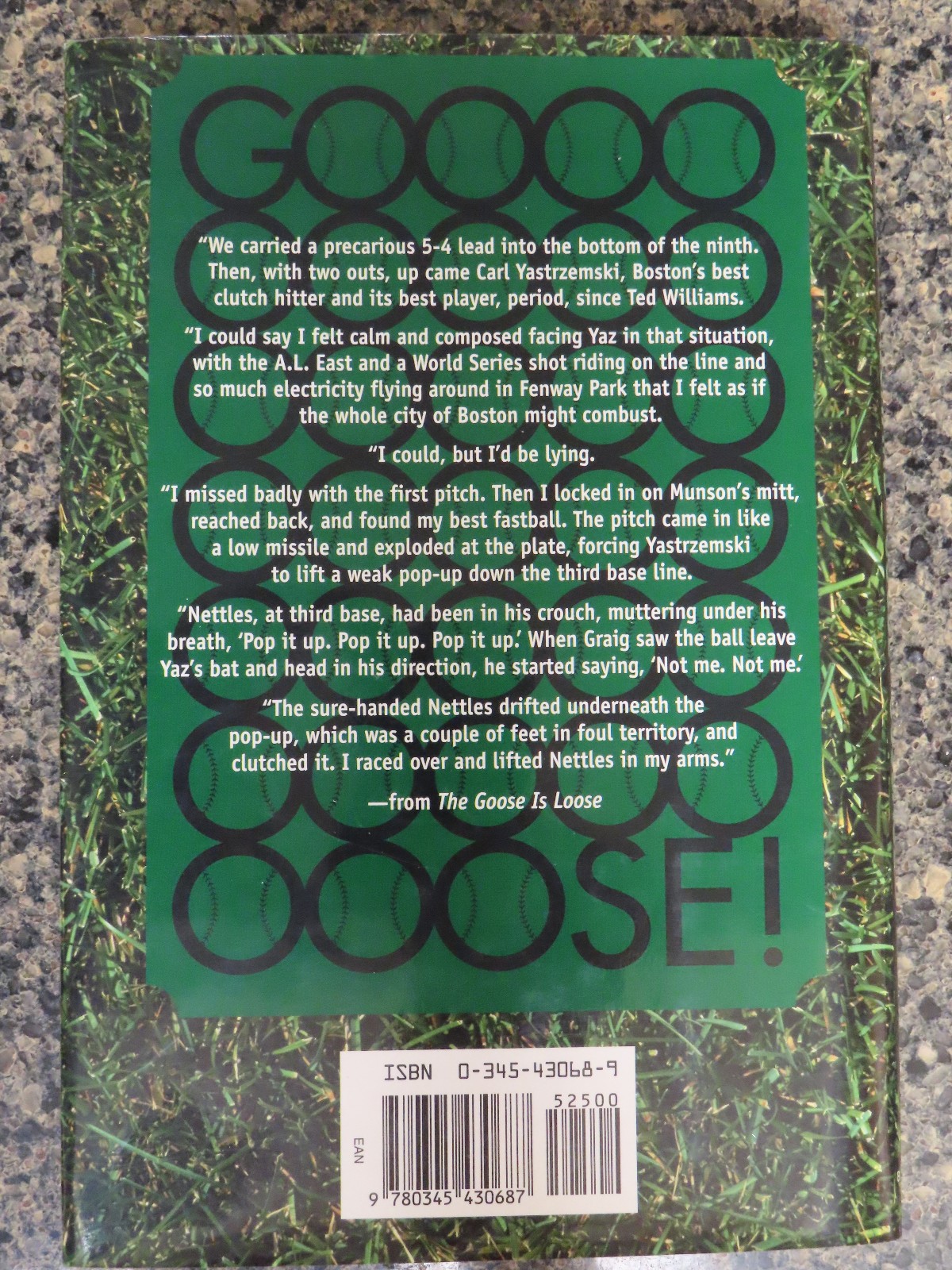 The Goose Is Loose SIGNED by Richard Goose Gossage (2000,HC, 1st Ed – 1st Print)