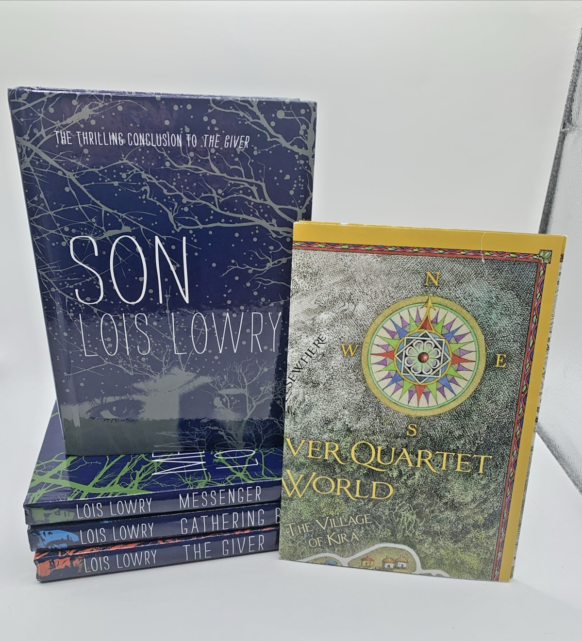 The Giver Quartet Box Set Lois Lowry HC Hardcover Set w Map Dystopian YA