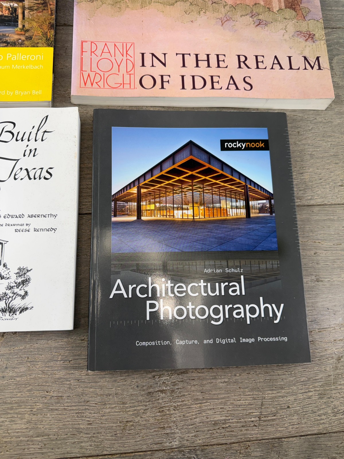 Architecture Books Lot 4 Studio At Large Frank Lloyd Wright Texas PB Art Photo