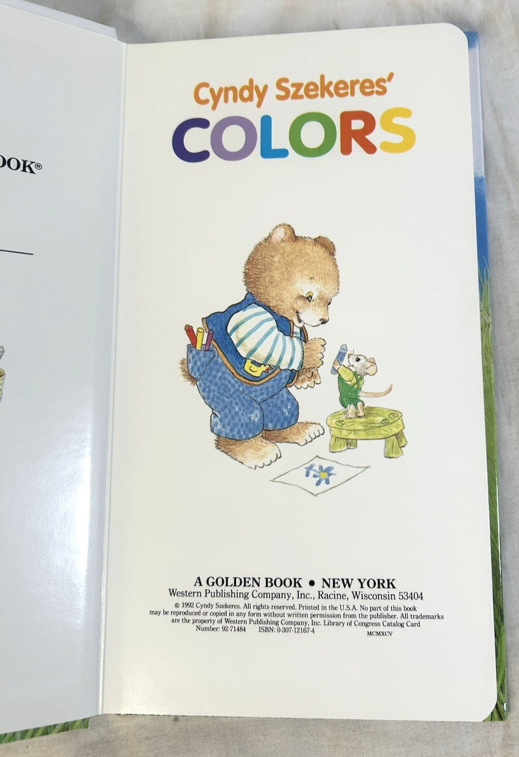 Vtg Cyndy Szekeres‘ Counting Colors ABC Books Golden Sturdy Board Set of 3